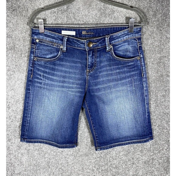 Kut From The Kloth Catherine Boyfriend‎ Shorts Women Size 2 Stretch Distressed - Picture 1 of 13
